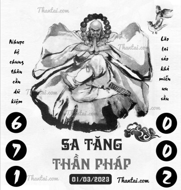 SA TĂNG THẦN PHÁP 01/03/2023