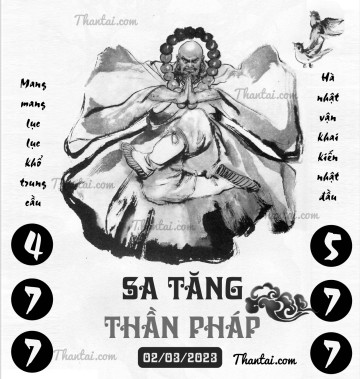 SA TĂNG THẦN PHÁP 02/03/2023