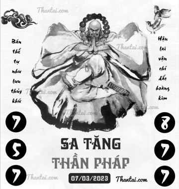 SA TĂNG THẦN PHÁP 07/03/2023