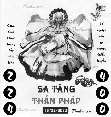 SA TĂNG THẦN PHÁP 10/03/2023