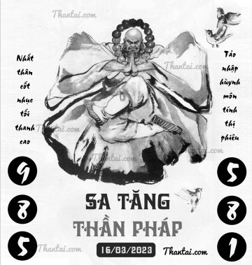 SA TĂNG THẦN PHÁP 16/03/2023