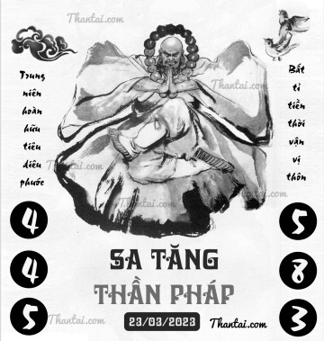 SA TĂNG THẦN PHÁP 23/03/2023