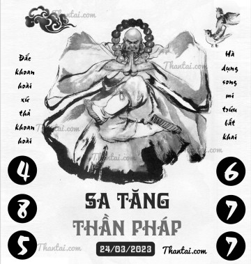 SA TĂNG THẦN PHÁP 24/03/2023