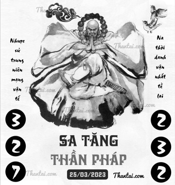 SA TĂNG THẦN PHÁP 25/03/2023