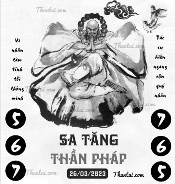 SA TĂNG THẦN PHÁP 26/03/2023