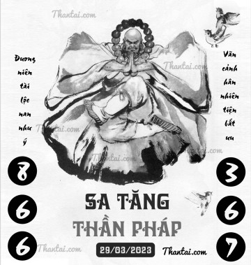 SA TĂNG THẦN PHÁP 29/03/2023