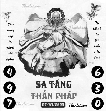 SA TĂNG THẦN PHÁP 07/04/2023