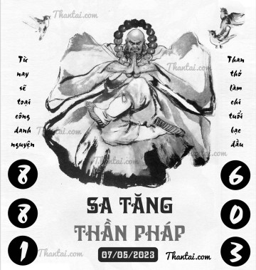 SA TĂNG THẦN PHÁP 07/05/2023