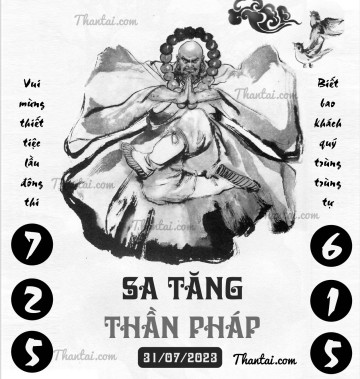 SA TĂNG THẦN PHÁP 31/07/2023