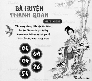 BÀ HUYỆN THANH QUAN 02/01/2023