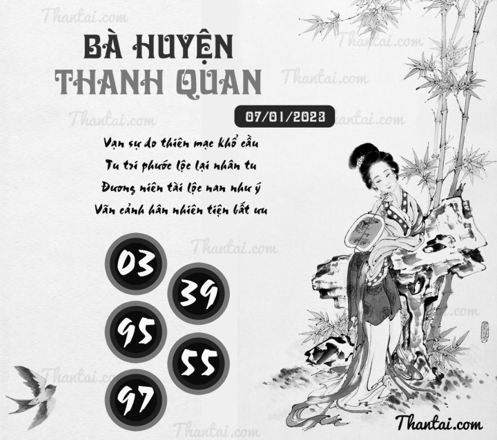 BÀ HUYỆN THANH QUAN 01/01/2023