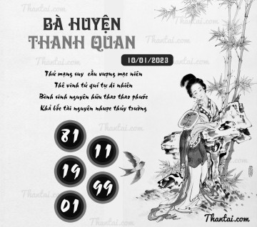 BÀ HUYỆN THANH QUAN 10/01/2023