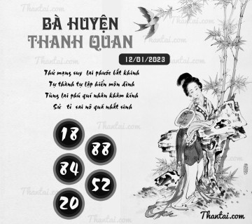 BÀ HUYỆN THANH QUAN 12/01/2023