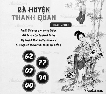 BÀ HUYỆN THANH QUAN 14/01/2023