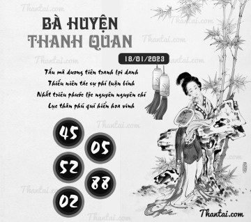 BÀ HUYỆN THANH QUAN 18/01/2023