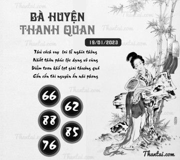 BÀ HUYỆN THANH QUAN 19/01/2023