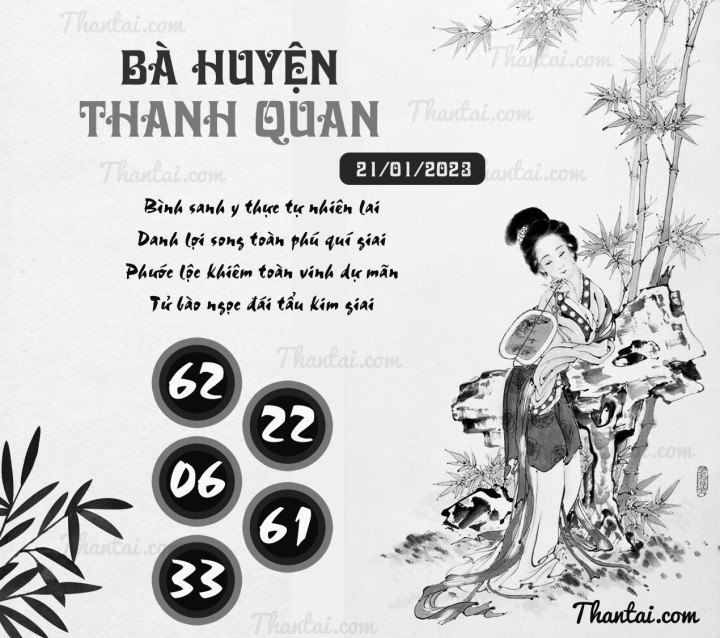 BÀ HUYỆN THANH QUAN 06/01/2023