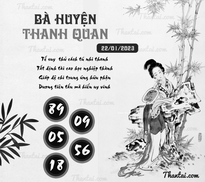 BÀ HUYỆN THANH QUAN 07/01/2023