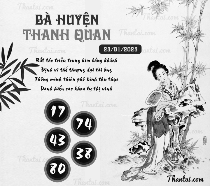 BÀ HUYỆN THANH QUAN 08/01/2023