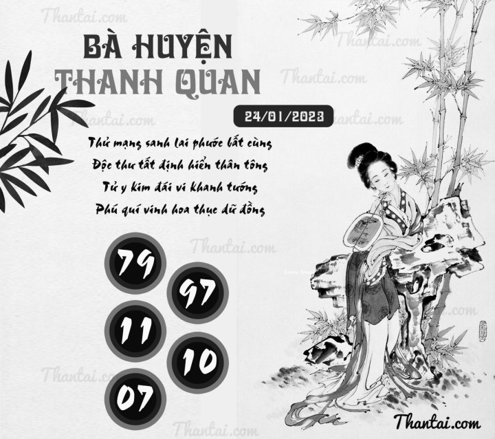 BÀ HUYỆN THANH QUAN 09/01/2023