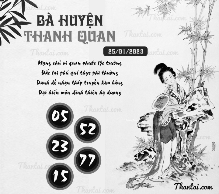 BÀ HUYỆN THANH QUAN 10/01/2023