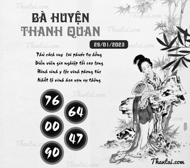 BÀ HUYỆN THANH QUAN 14/01/2023