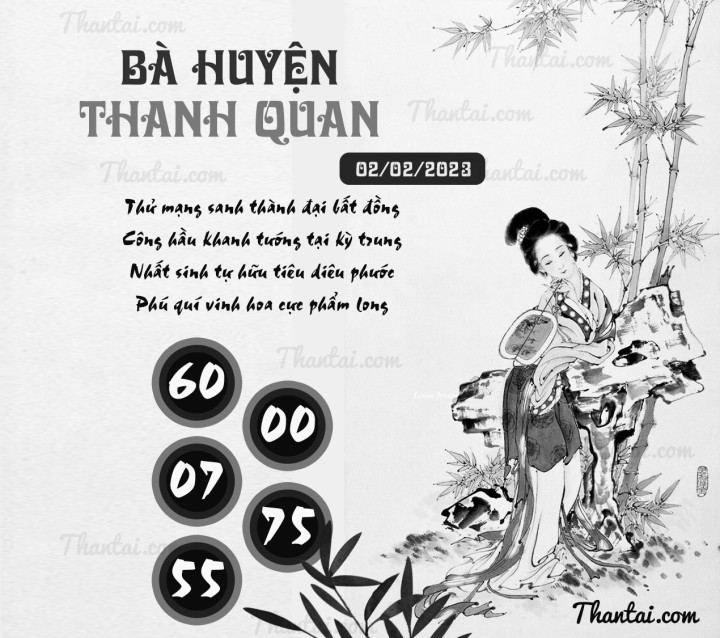 BÀ HUYỆN THANH QUAN 18/01/2023