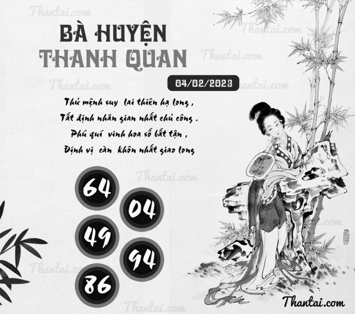 BÀ HUYỆN THANH QUAN 20/01/2023