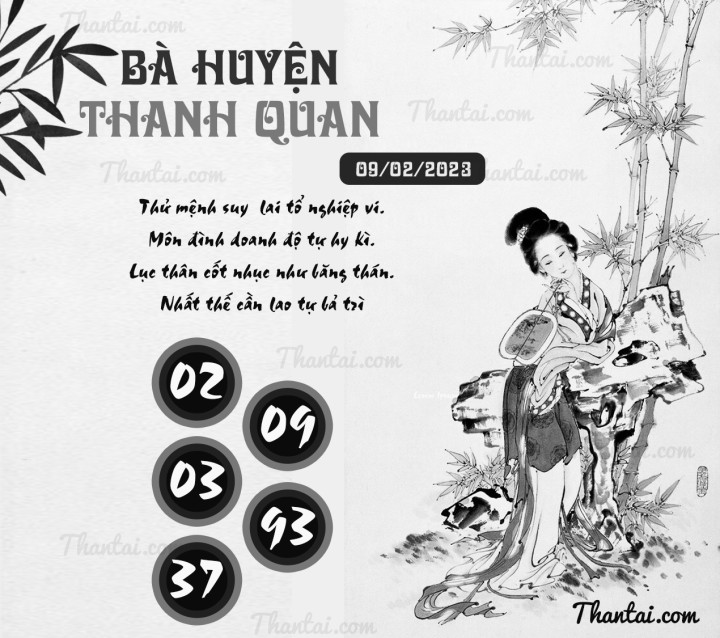 BÀ HUYỆN THANH QUAN 25/01/2023