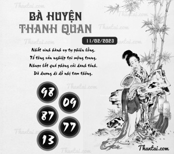 BÀ HUYỆN THANH QUAN 11/02/2023