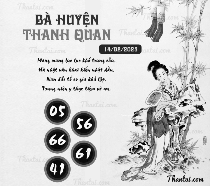 BÀ HUYỆN THANH QUAN 30/01/2023