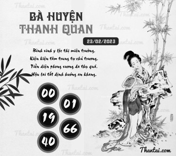 BÀ HUYỆN THANH QUAN 23/02/2023