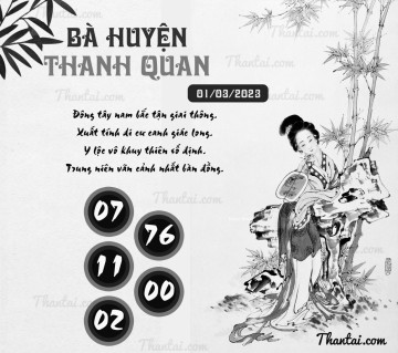 BÀ HUYỆN THANH QUAN 01/03/2023