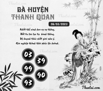 BÀ HUYỆN THANH QUAN 06/03/2023