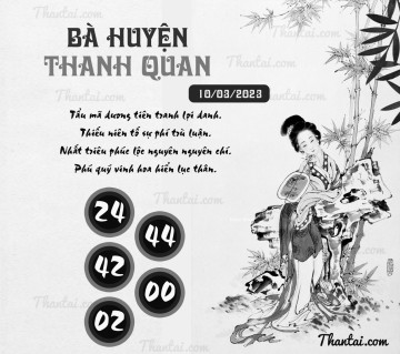 BÀ HUYỆN THANH QUAN 10/03/2023