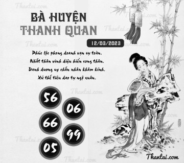 BÀ HUYỆN THANH QUAN 12/03/2023