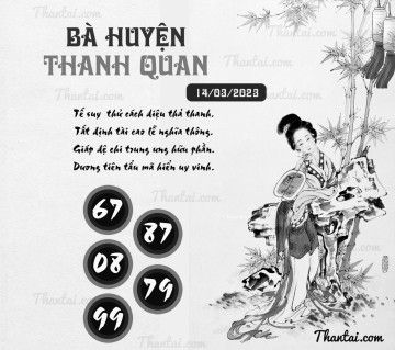 BÀ HUYỆN THANH QUAN 14/03/2023