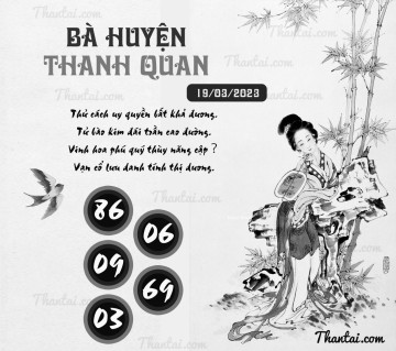 BÀ HUYỆN THANH QUAN 19/03/2023