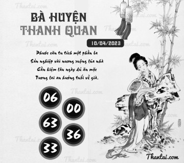 BÀ HUYỆN THANH QUAN 10/04/2023