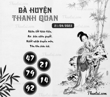 BÀ HUYỆN THANH QUAN 21/04/2023