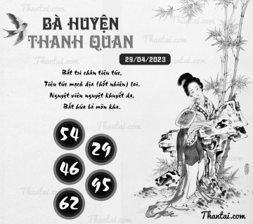 BÀ HUYỆN THANH QUAN 29/04/2023