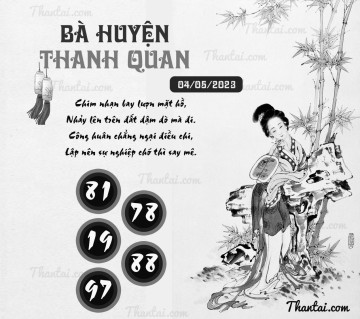 BÀ HUYỆN THANH QUAN 04/05/2023