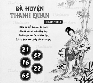 BÀ HUYỆN THANH QUAN 18/05/2023