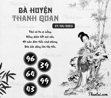 BÀ HUYỆN THANH QUAN 27/05/2023