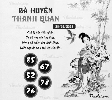 BÀ HUYỆN THANH QUAN 29/05/2023