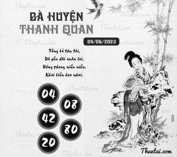 BÀ HUYỆN THANH QUAN 04/06/2023