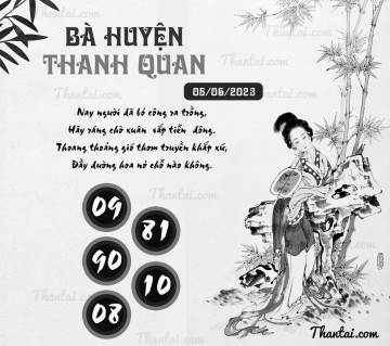 BÀ HUYỆN THANH QUAN 05/06/2023