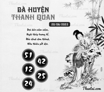 BÀ HUYỆN THANH QUAN 20/06/2023