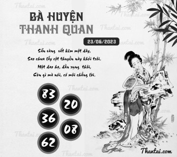 BÀ HUYỆN THANH QUAN 23/06/2023