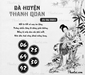 BÀ HUYỆN THANH QUAN 29/06/2023